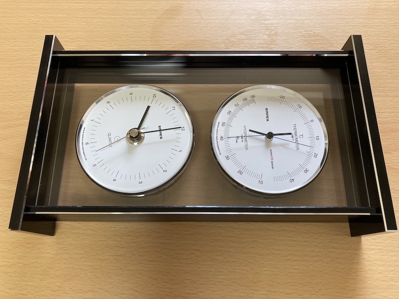 シンプルな時計・温湿度計。エンペックス気象計【EX-792】 | 心プル Life